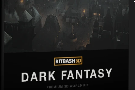 KitBash3D Dark Fantasy Models Full Crack Download aeblender.com