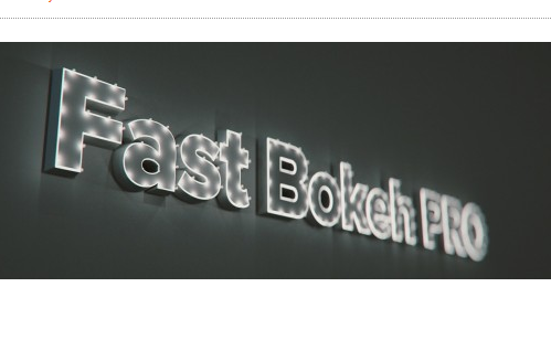 aescripts Fast Bokeh Pro 1.1.1 Crack Download 2020
