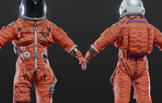 Albin NASA ACES Spacesuit Rigged 3D Model Crack Download