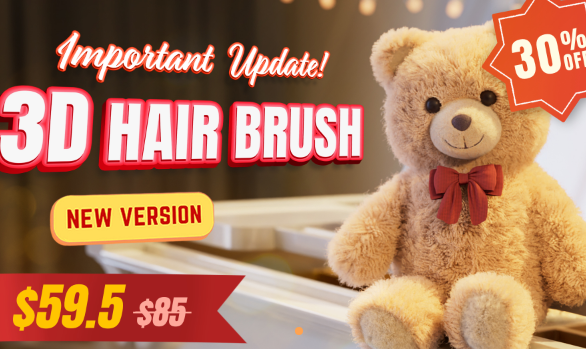 Blender 3.4 3D Hair Brush V4.1 Crack Updated CR48 Download