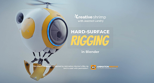 Creative Shrimp Hard Surface Rigging In Blender Course Download