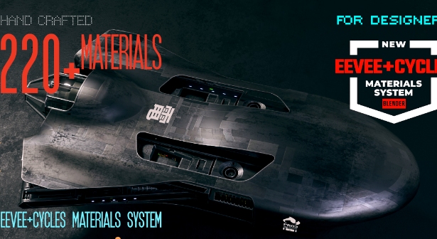 Blender 3.0+ Eevee + Cycles Materials System v9.2 Crack Download