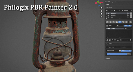 Blender 2.9+ Philogix Pbr Painter Pro v3.1.1 Crack Download