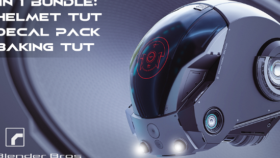 BlenderBros June 2021 Scifi Helmet Tutorial FULL Free Download