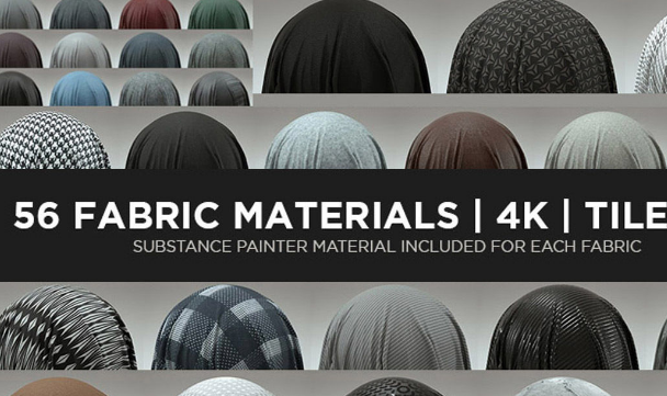 CGTrader 56 Fabric Materials COMPLETE PACK Crack Download