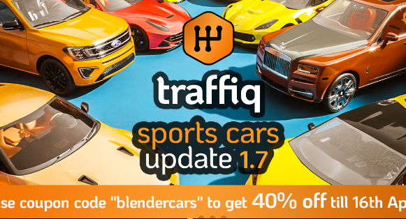 Blender 4 – Traffiq Library Full v2 Crack Updated 2024 Download