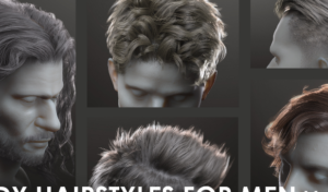 Reallusion Trendy Hairstyles For Men Vol.1 Full Download - AeBlender