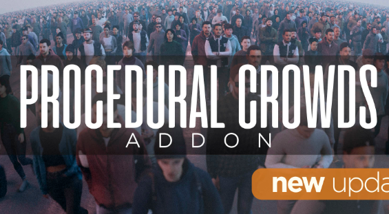 Blender 4 Update – Procedural Crowds v2.1.2 + Assets 2 Crack Download