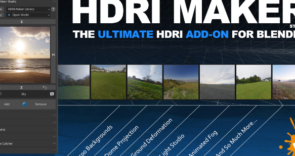 Blender 3.6 HDRI Maker Addon v3.0.133 Crack Update Download