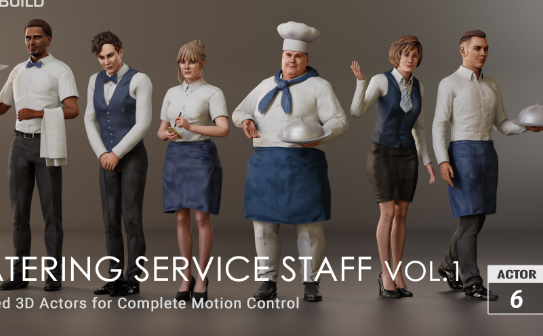Reallusion - ActorCore - Catering Service Staff Vol.1 Crack 2023 Download