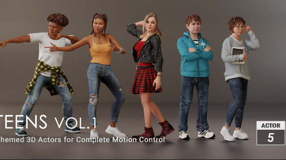 Reallusion - ActorCore - Teens Vol.1 Crack 2023 Download