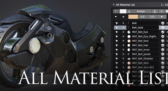 All Material List 2.7.7 [Blender 4.2] Crack Free Download 2024