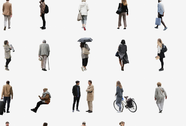 Studio Esinam - Large Collection of 2D Cutout People 40GB Download