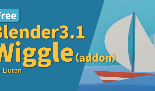 Blender 3.2 – Wiggle v1 Addon Geometry Nodes FREE 2024 Download