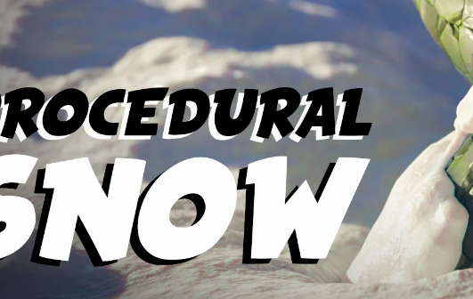Blender – Snowify (Procedural Snow Generator) FREE 2024 Download