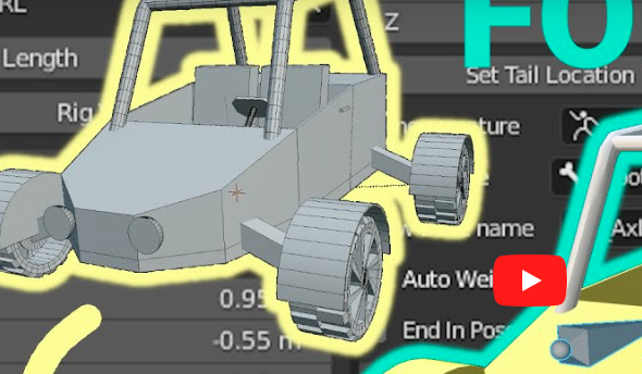 Unreal Engine 4 Vehicle Rigging Addon for Blender FREE 2024 Download