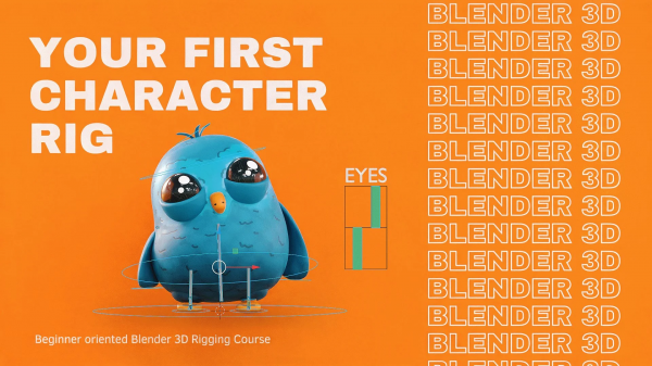 SkillShare – Blender 3D Your First Character Rig Course FREE 2024 Download