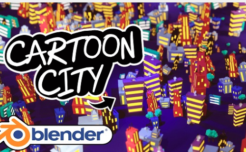 Skillshare - Create A 3D Cartoon City Easy Course FREE 2024 Download