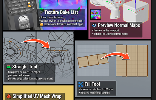 Blender 4 Addon – TexTools v1.6.1 FREE 2024 Download