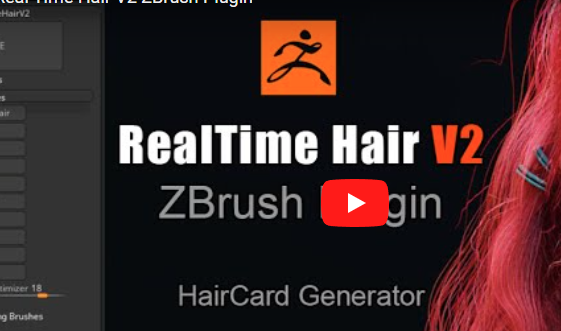 FlippedNormals - Real-time Hair v2 ZBrush Plugin Crack 2024 Download