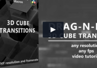 VideoHive 3D Cube Transitions for DaVinci Crack Download