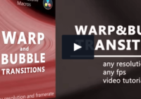 Videohive Warp & Bubble Transitions DaVinci Crack Download
