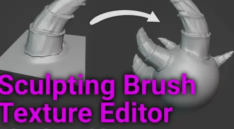 Sculpting Brush Texture Editor v1.1.9 (Blender 5) Download