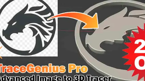 Blender Tracegenius Pro v3.2 Advanced 2D to 3D Plugin Download