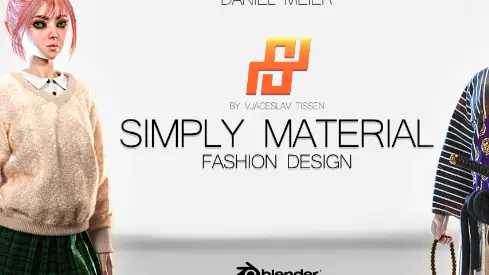 Blender Simply Material v1.8 Assets Cracked 2024 Download