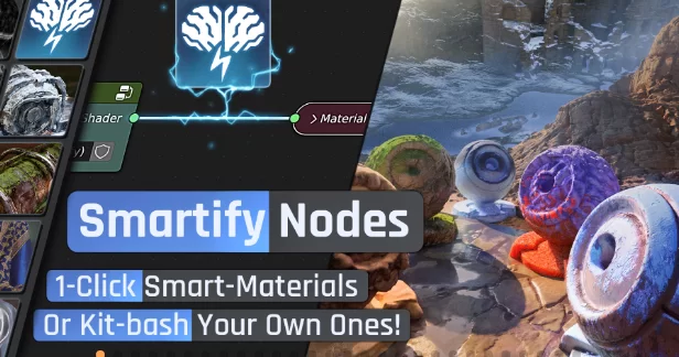 Blender Smartify Nodes v1.04 kickstart smart materials Crack Download