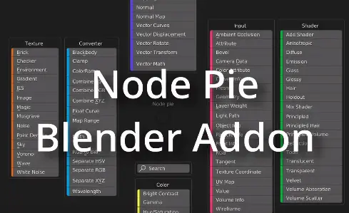 Node Pie v1.2.38 Addon (Blender 4.2) Free 2024 Download