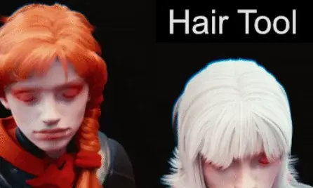 Hair Tool v4.0.2 + Library (Blender 4.2) Cracked Download