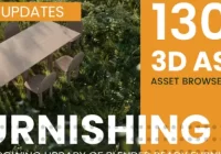 Blender 3.2+ Furnishing 1.4 - Furniture Pack Free 2024 Download