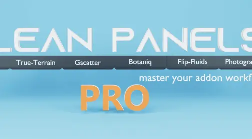 Blender Clean Panels Pro 7.0.3 Plugin Crack 2025 Download