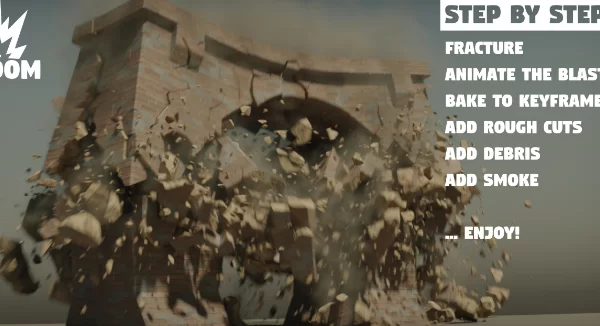 Blender Kaboom 1.5.8 Make Destruction Animations Plugin