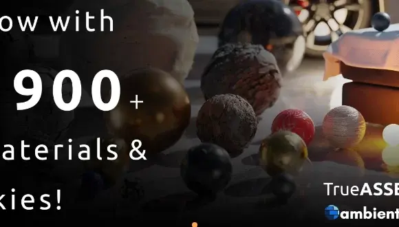 Blender True-Assets v4.5.15 + ambientCG Library Crack Download