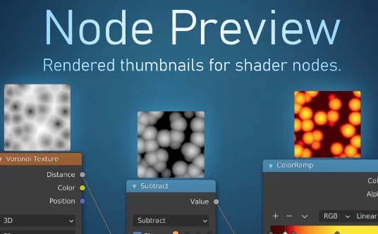 Blender addon Node Preview v1.21 Free Download