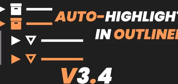 Blender 4.3 Auto-Highlight In Outliner v3.8.5 Download!
