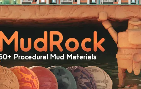 MudRock Procedural Materials v2 Blender 4 Crack Download