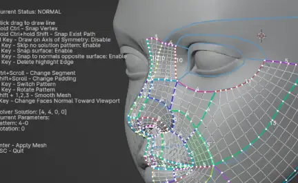 Blender 3.2 Easy Patch v1.0.1 Smart Retopology Crack Download