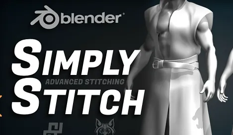 Blender Simply Stitch v1.2 Full Stitching for Your Mesh Free Download