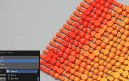 Blender Distribute & Sort Tool Addon v1.0.7 Free Download