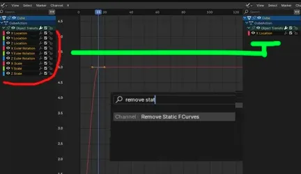 Blender Remove Static FCurves v0.2.1 Clean up animation channels Download