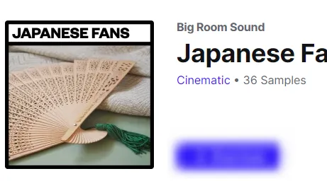 Splice - Big Boom Sounds 36 Japanese Fans Free Download