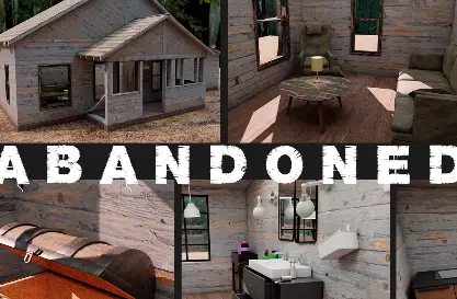 Abandoned House Exterior Furniture 3D Blender Models Download
