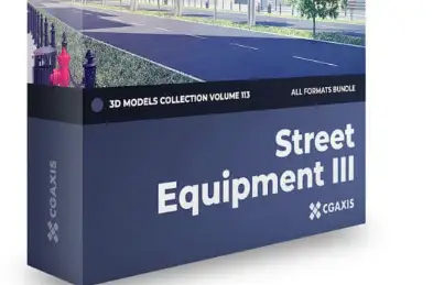 CGAxis Street Equipment Volume113 Crack Download