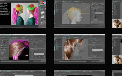 Gnomon Creating a Female Hairstyle with Maya XGen Course Download