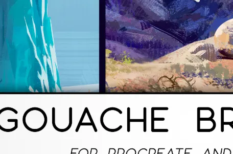 Gouache Brush Pack + Time-lapses Crack Free Download