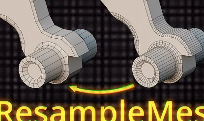 Resample Mesh v1.0.6 Crack (Blender 4.4) Download