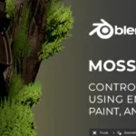 Blender Highly Controllable Moss Generator (Gumroad) Download